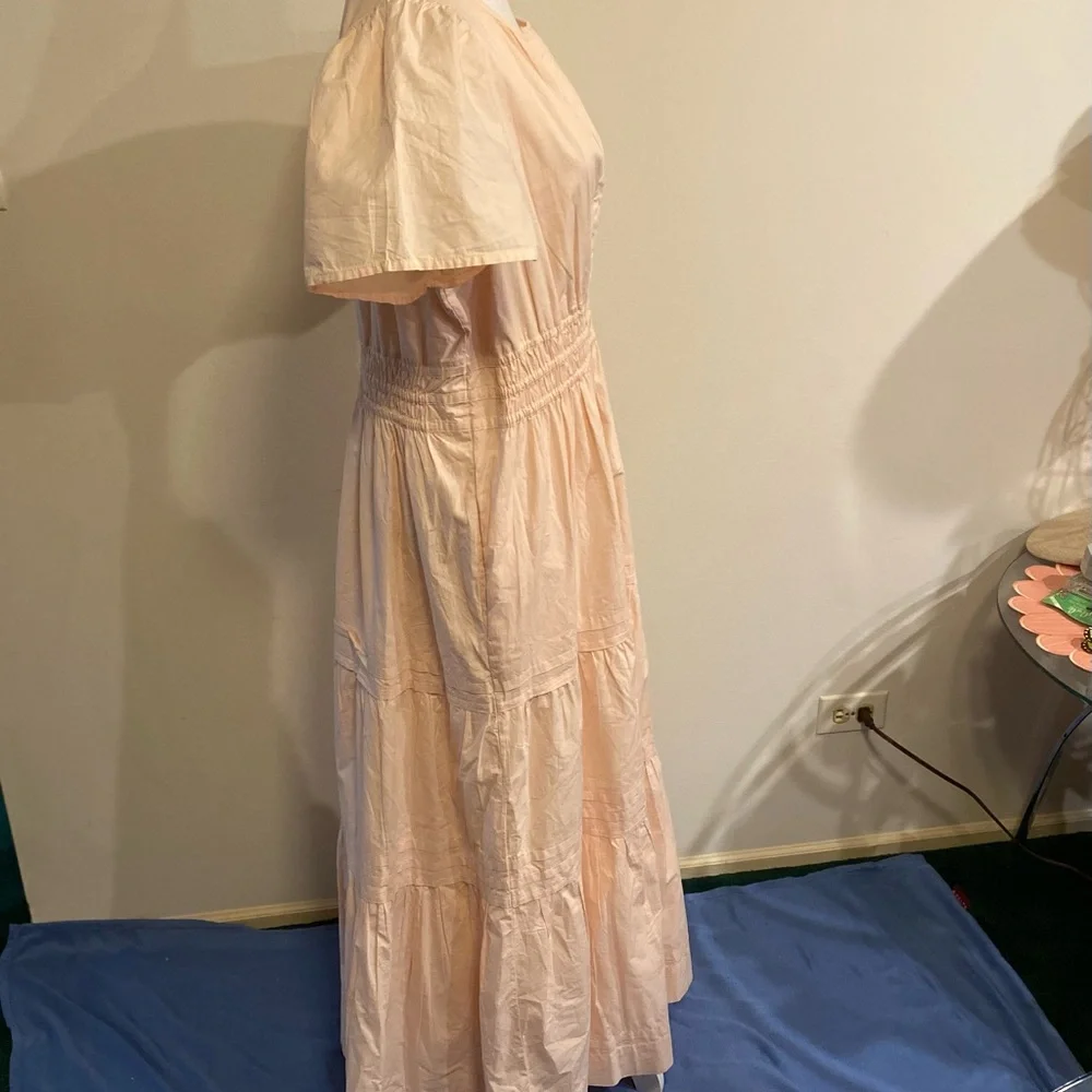 Anthropologie Somerset Maxi Dress in Peach - Picture 3 of 16
